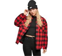 Urban Classics Camicia Giacca Flanella Oversize Donna, Nero, XS
