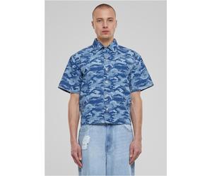 Urban Classics Camicia Laser Camo Stampata Boxy Shirt TB6695 L Camouflage
