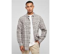 Urban Classics Camicia Long Oversized Grey Check Shirt Grigio/Nero XXL Grigio
