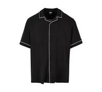 Urban Classics Camicia nero / bianco Uomo - Abbigliamento - Taglie comode - Camicie da uomo Urban Classics M