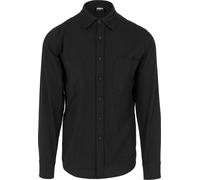 Urban Classics Basic Flanell Long Sleeve Shirt Nero L Uomo