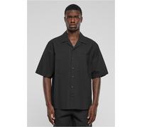 Urban Classics Camicia Relaxed Seersucker Camicia a maniche corte TB6409 M Nero
