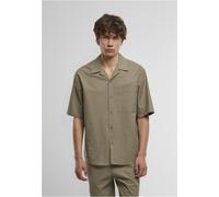 Urban Classics Camicia Relaxed Seersucker Camicia a maniche corte TB6409 XXL Verde