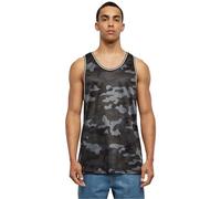 Urban Classics Camo Mesh Tanktop Uomo Canotta Mimetico Scuro L 100% Poliestere Regular