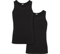 Urban Classics Canotta 2-pack Seamless Tanktop Nero 3XL Nero