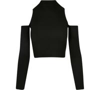 Urban Classics Canotta a Maniche Lunghe Slim Cut-Out Rib Knit Donna