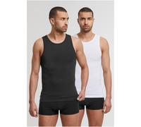 Urban Classics Canotta Basic in fibra naturale 2 pezzi TB7685B M Nero