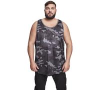 Urban Classics Tb2065-camo Mesh Tanktop Canotta Sportiva, Mimetico Scuro, XXL Uomo