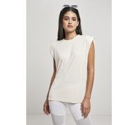 Urban Classics Canotta da donna Canotta da donna Modal imbottita a spallaitesand S Bianco