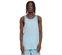 Urban Classics Maglietta blu chiaro / nero / bianco, Taglia XXXL