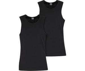 Urban Classics Canottiera A Righe 2-Pack Per Uomo Collo Rotondo Nuova