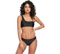 Urban Classics Canottiera da Donna Riciclata, Asimmetrica, Bikini, Nero, S