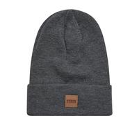 URBAN CLASSICS Cappello Unisex, Berretto a Maglia Invernale con Etichetta Frontale, Cappello in Stile Long Beanie, Disponibile in Diversi Colori