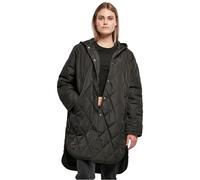 Urban Classics Felpa da donna Donna Oversized Diamond Cappotto trapuntato con cappuccio Nero L Nero