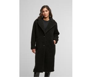 Urban Classics Cappotto Donna Donna Teddy Long Cappotto TB7936 M Nero