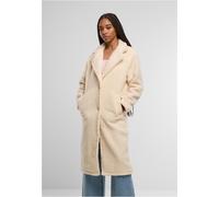 Urban Classics Cappotto Donna Donna Teddy Long Cappotto TB7936 S Bianco