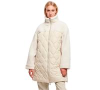Urban Classics Cappotto oversize trapuntato in sherpa Softseagrass/whitesand Donna Taglia M