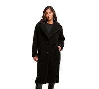 Urban Classics Cappotto Donna Donna Teddy Long Cappotto TB7936 XS Nero