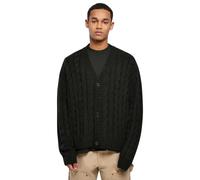 Urban Classics Cardigan Boxy Felpe, Nero, XXL Uomo