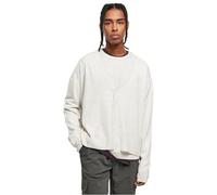 Urban Classics Cardigan Eco Mix Boxy Sweater, Grigio Chiaro, M Uomo