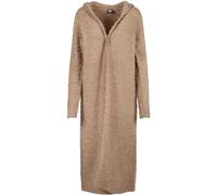Cardigan lungo da donna Urban Classics hooded feather-grandes tailles Marron 3XL