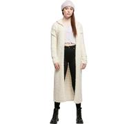 Cardigan lungo da donna Urban Classics hooded feather-grandes tailles Blanc 2XL
