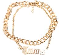 Urban Classics Cavigliera d'oro dello zodiaco Toro S/M Oro