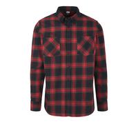 Urban Classics Checked Flanell Shirt 6 Black/red Taglia: XS | Camicie Casual Outlet | Uomo | Nero