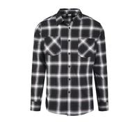 Urban Classics Checked Flanell Shirt 6 Black/white Taglia: S | Camicie Casual Outlet | Uomo | Nero