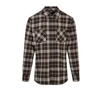 Urban Classics Checked Roots Shirt Darkground/warmsand Taglia: L | Camicie Casual Outlet | Uomo |