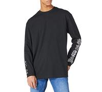 Urban Classics Chinese Symbol Oversized LS T-Shirt, Nero, XL Uomo