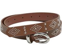 Urban Classics Cintura da donna Cintura da donna con rivetti TB7404 S/M Marrone
