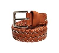 Cintura in pelle sintetica intrecciata Urban Classics Marron L/XL