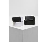 Urban Classics Cintura per bambini Cintura in tela per bambini 2 pezzi Einheitsgröße Nero