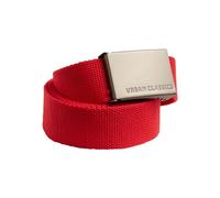 Urban Classics Cintura rosso / argento, Taglia 75-95