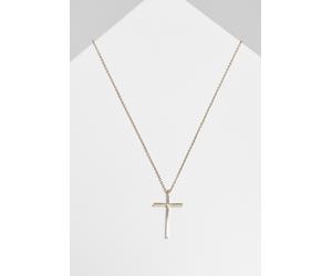 Urban Classics Collana Collana a croce grande Basic Oro