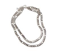 Urban Classics Collana 'Figaro' argento Donna Urban Classics One Size