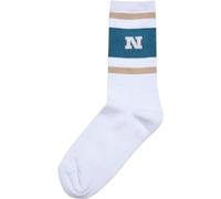 Urban Classics Calzino beige / blu / bianco, Taglia 43-46