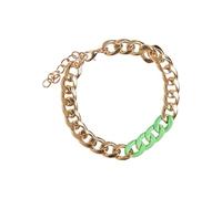 Urban Classics Colored Basic Bracelet oro/verde neongreen S/M