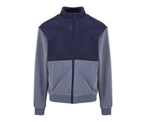 Urban Classics Colour Block Polar Fleece Jacket Navy/cloud Sky Taglia: L | Bomber Outlet | Uomo | Blu