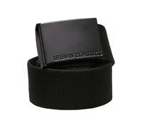 Cintura Urban Classics coloured buckle canvas Noir S/M