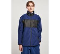Urban Classics con Toppa Micro Giacca IN Pile Uomo Colletto Alto Oversize Fit