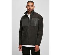 Urban Classics con Toppa Micro Giacca IN Pile Uomo Colletto Alto Oversize Fit