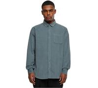 Urban Classics Corduroy Shirt, Camicia, Blu (Dusty Blue), S