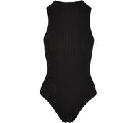 Urban Classics Corpo senza maniche a costine da donnait 5XL Nero