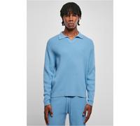 Urban Classics Costine Oversize Maglia a Maniche Lunghe Colletto Polo Pullover