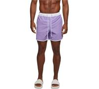 Urban Classics Costume da Bagno Uomo, Lavanda/Bianco, XXL