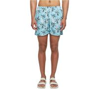 URBAN CLASSICS Costume da Bagno Uomo, Pantaloncini da Bagno ad Asciugatura Rapida, Boxer da Bagno Surf e Attivitá Sportiva, Colore tropical bird aop, L