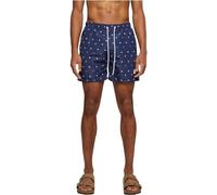 URBAN CLASSICS Costume da Bagno Uomo, Pantaloncini da Bagno ad Asciugatura Rapida, Boxer da Bagno Surf e Attivitá Sportiva, Colore skullandyacht aop, 6XL