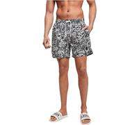 URBAN CLASSICS Costume da Bagno Uomo, Pantaloncini da Bagno ad Asciugatura Rapida, Boxer da Bagno Surf e Attivitá Sportiva, Colore tattoo aop, S